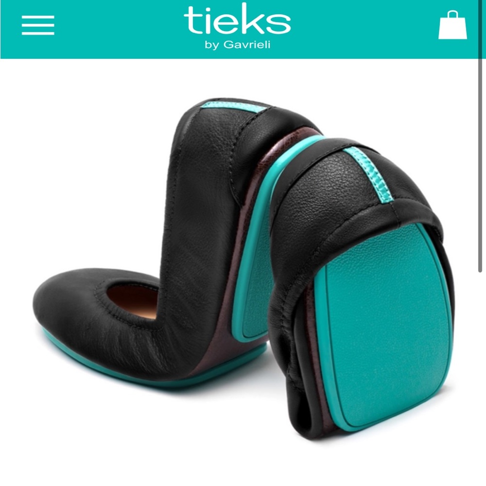 Tieks black Matt ballet flat SZ 12